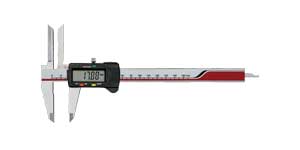 Digital Caliper with Long knife-deged Upper Jaws